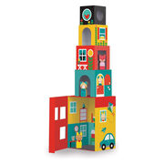 Peek-A-Boo House stacking blocks play set